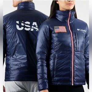 Columbia womans Blue Puffer Jacket